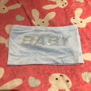 FOREVER 21 bedazzled tube top